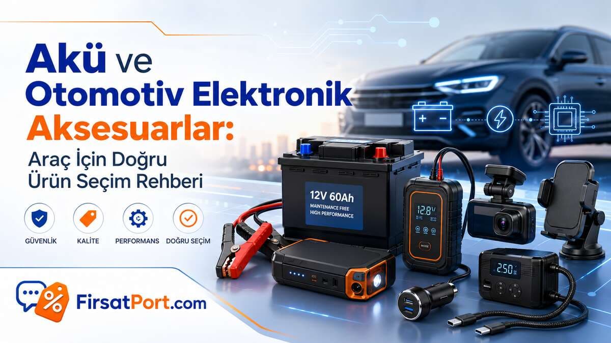 Akü ve Otomotiv Elektronik Aksesuarlar: Araç İçin Doğru Ürün Seçim Rehberi