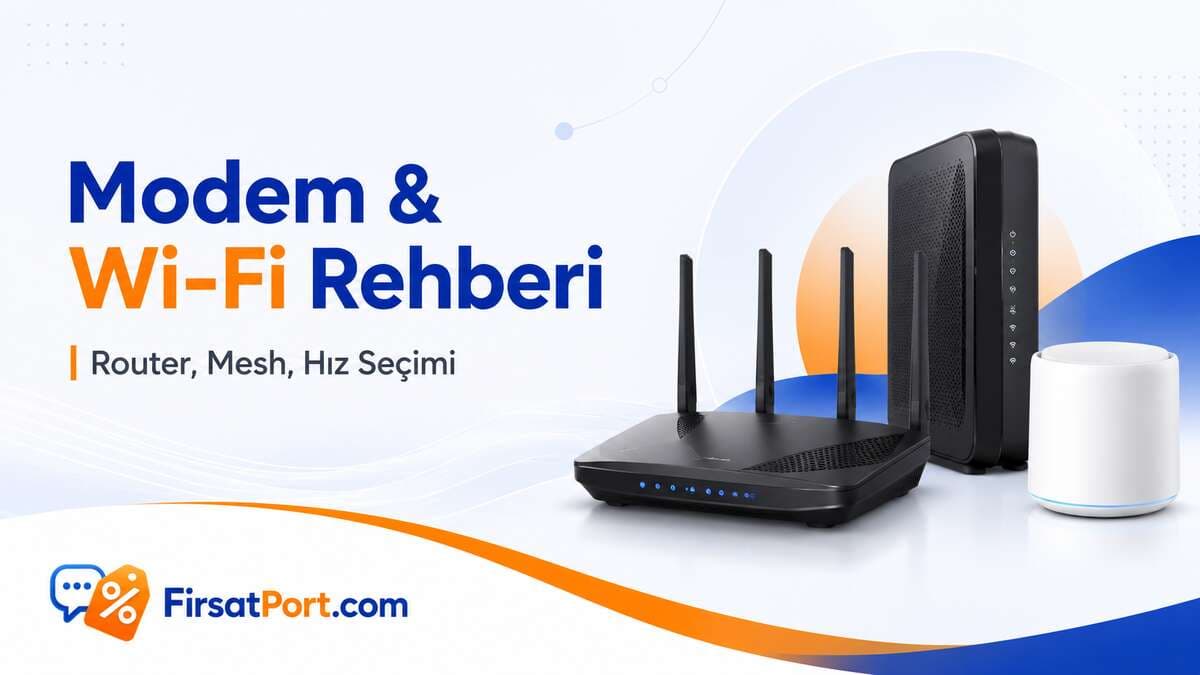 Ağ ve Modem Ürünleri Alırken Nelere Dikkat Edilmeli? Modem, Router, Mesh ve Wi-Fi Rehberi