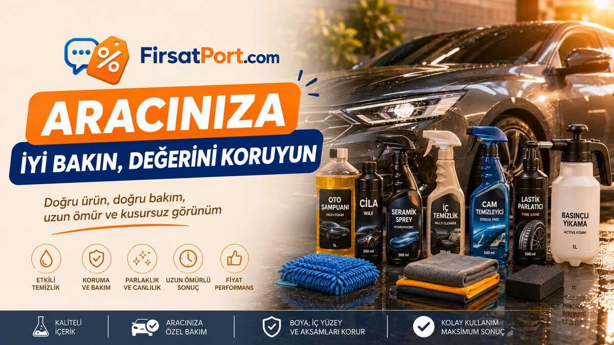 Araç Bakım ve Temizlik Rehberi: Oto Şampuanı, Cila, İç Temizlik, Lastik Bakımı ve Fiyat-Performans Ürün Seçimi