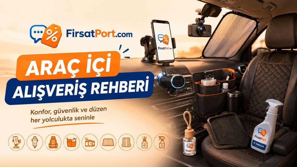 Araç İçi Ürünler Rehberi: Konfor, Güvenlik ve Düzen İçin En Faydalı Oto Aksesuarlar