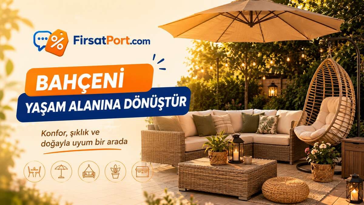Bahçe Mobilyası ve Dekorasyon Rehberi: Balkon, Teras ve Bahçe İçin Doğru Ürün Seçimi
