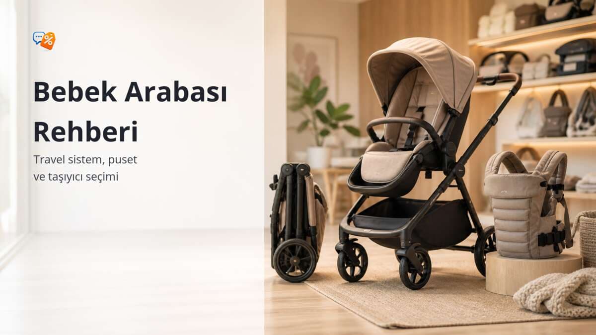 Bebek Arabaları ve Taşıyıcıları Rehberi: Puset, Travel Sistem, Kanguru, Sling ve Fiyat-Performans Seçimi