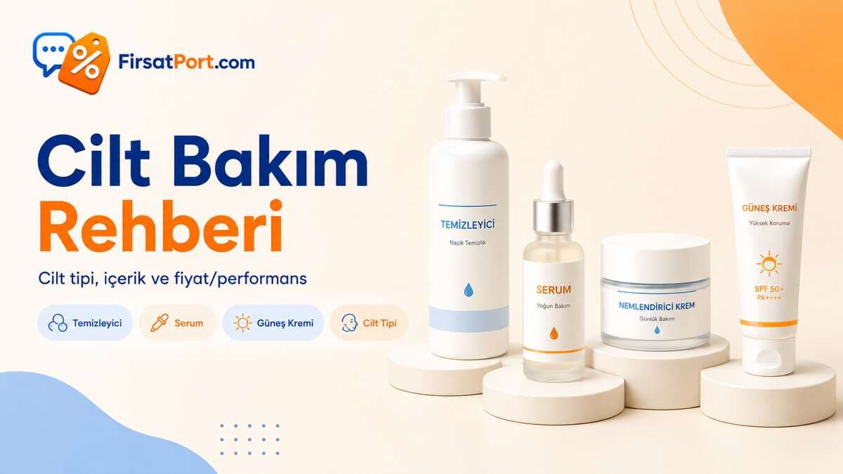 Cilt Bakım Ürünleri Rehberi: Temizleyici, Nemlendirici, Serum, Güneş Kremi ve Fiyat-Performans Seçimi