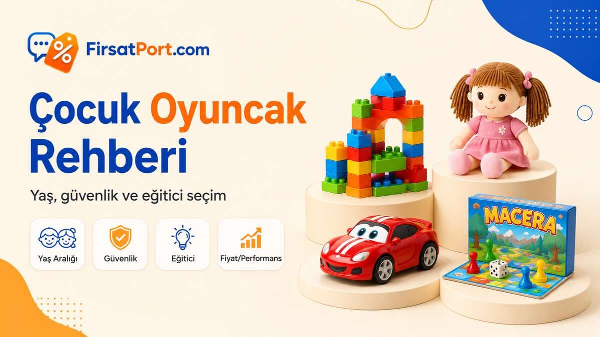 Çocuk Oyuncakları Rehberi: Yaşa Uygun, Güvenli, Eğitici ve Fiyat-Performans Oyuncak Seçimi