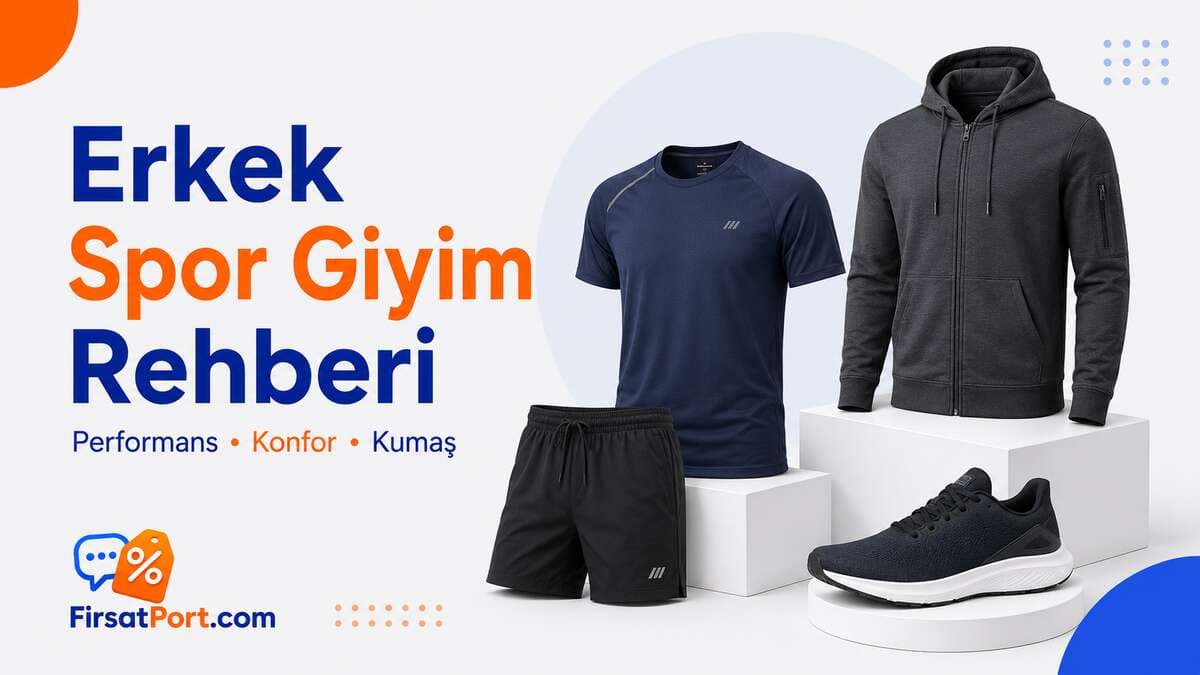 Erkek Spor Giyim Rehberi: Tişört, Şort, Eşofman, Sweatshirt ve Outdoor Parçalar Nasıl Seçilir?