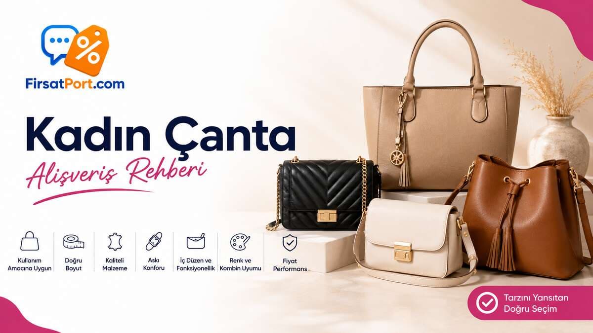 Kadın Çanta Rehberi: Günlük Çanta, Omuz Çantası, Sırt Çantası ve Abiye Çanta Seçerken Nelere Bakmalı?