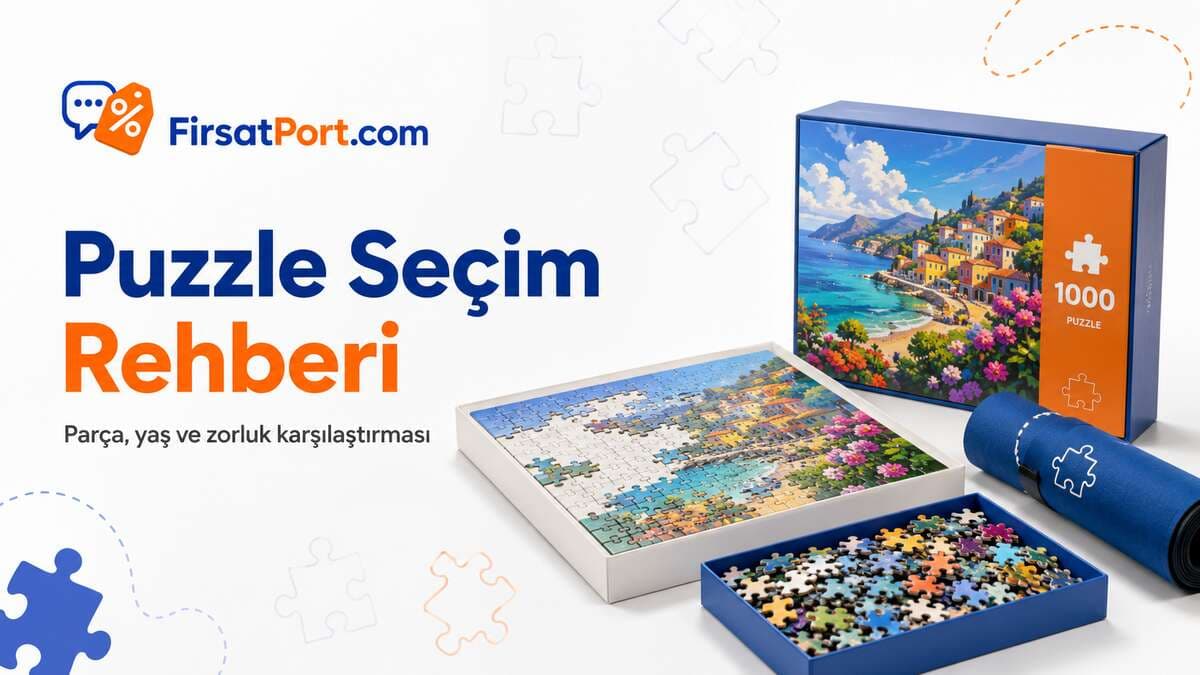 Puzzle ve Yapboz Alışveriş Rehberi: Parça Sayısı, Kalite ve Yaşa Göre Seçim