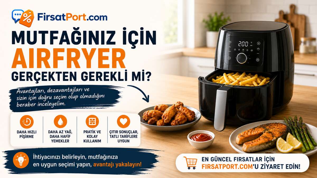 Mutfağınız İçin AirFryer Gerçekten Gerekli mi?