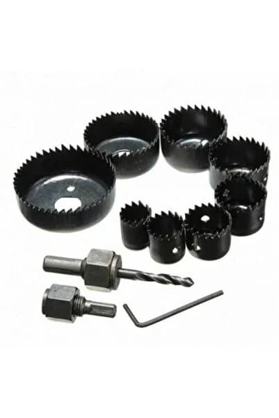 Genel Markalar Buhat Buat Panç Yuvarla Metal Ahşap Daire Delme Delik Açma Tr-6587452 11 Parça