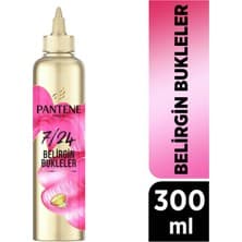 Pantene 7/24 Anında Bukle Şekillendirici Durulanmayan Krem 300 ml Belirgin Bukleler İçin