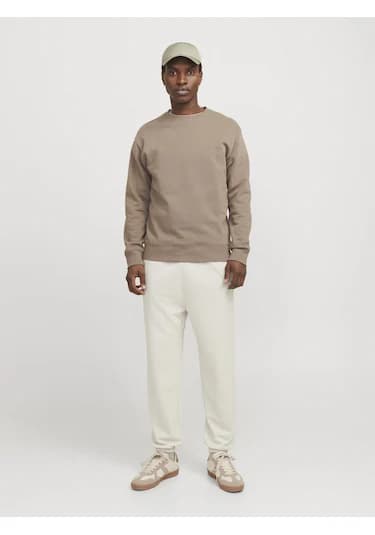 Jack & Jones Erkek Normal Kalip Paçasi Lastikli Esofman Alti - Morgan - 12257964 Moonbeam