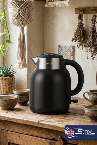 PREMIER PRK 2515 Paslanmaz Çelik Hazneli Su Isıtıcısı Cool Touch Kettle