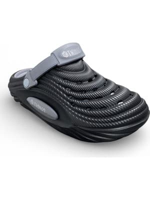 Twingo Tam Ortopedik Siyah Sandalet Terlik Unisex Günlük Kullanım İçin Rahat Tasarım