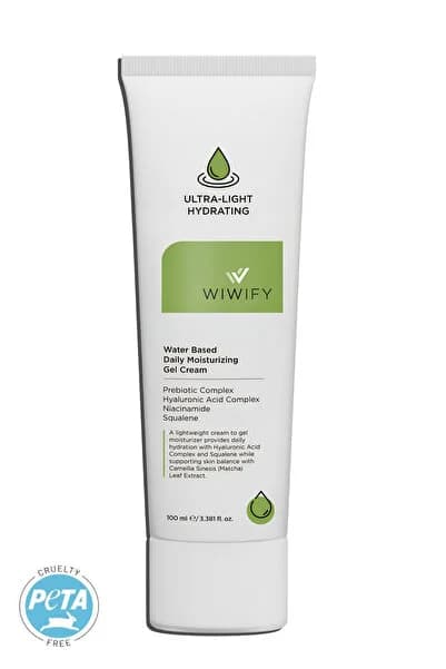 Su Bazlı Günlük Nemlendirici Jel Krem 100 ML | Hyaluronic Acid, Prebiyotik, Squalene, Niacinamide