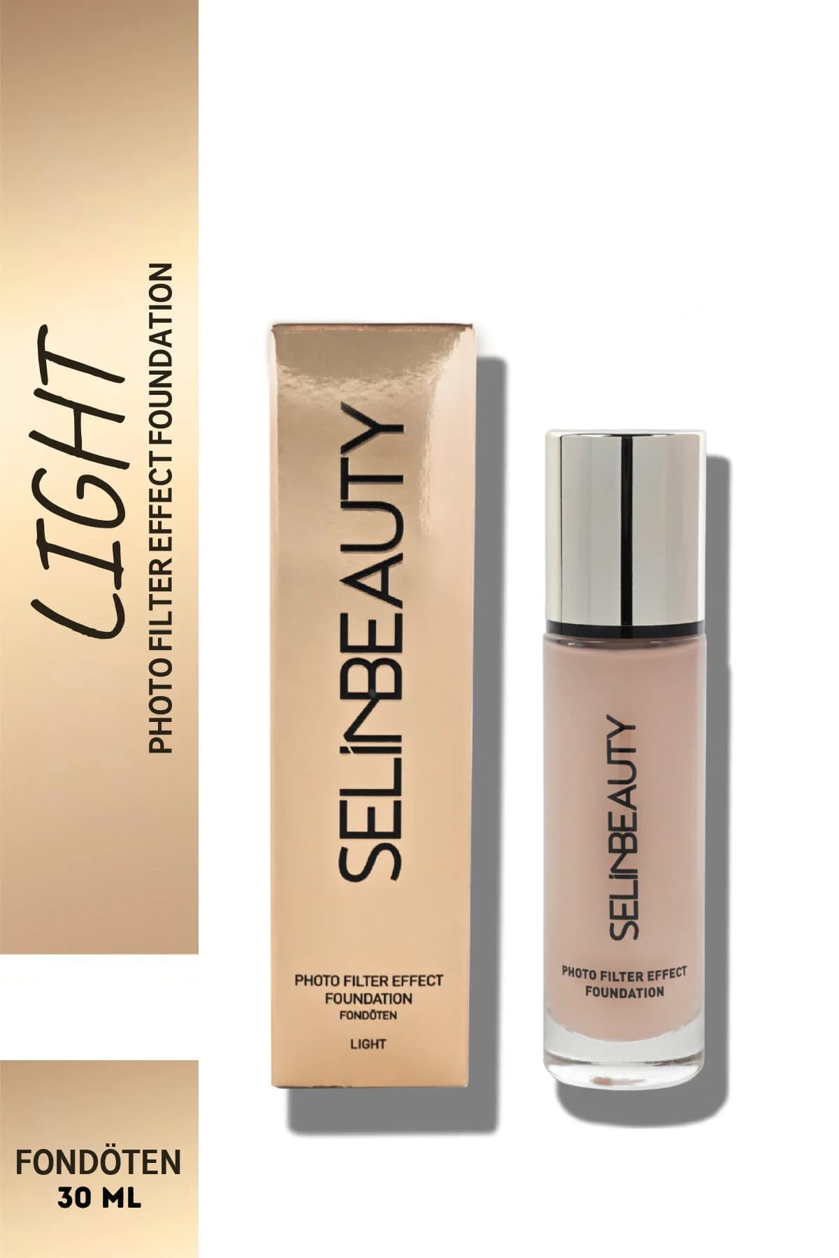 SELİNBEAUTY Light Fondöten Yoğun Kapatıcı