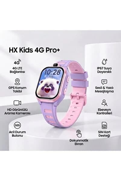 Arvonx HX Kids 4G Pro+ Akıllı Çocuk Saati | Kameralı, LBS Takipli – Sim Kartlı, SOS Acil Arama