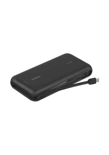 Belkin Bpb024hqbk 20k 30w Powerbank Entegre Usb C Kabloyla siyah