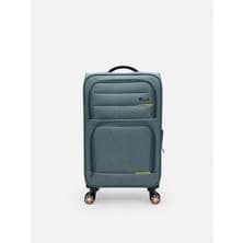 Fossil Unisex Kumaş Kabin Boy Ultra Hafif Şifreli Körüklü Kendi Etrafında Dönebilen Valiz 013-03