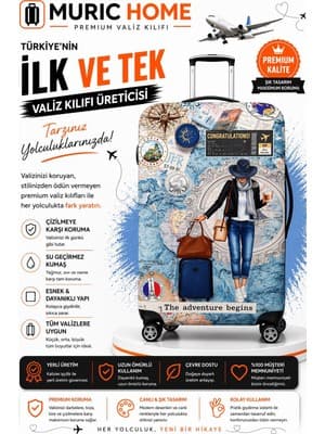Muric Home Valiz Kılıfı Bavul Koruyucu