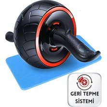 Profesyonel Rebound Ab Wheel Roller Karın Kası Egzersiz Fitness Tekerleği Mekik Aleti MAX150KG