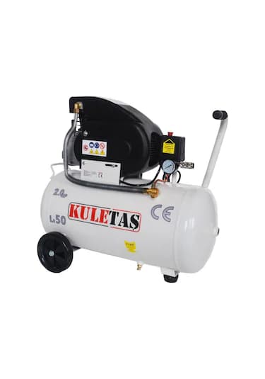 Kuletaş 2 HP 8 Bar 50 LT Yağlı Hava Kompresörü