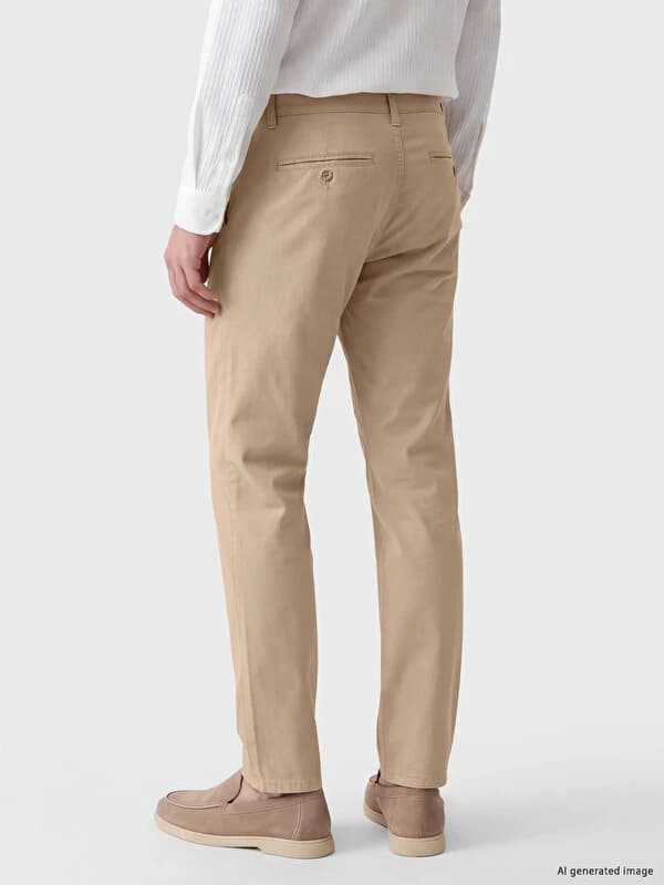 Standart Kalıp Erkek Chino Pantolon