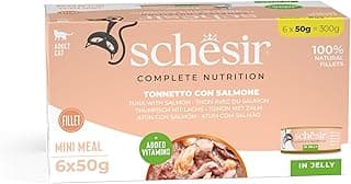 Schesir Yetişkin Kedi Konservesi Somonlu 50 g x 6 Adet