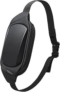 Unisex Bel Çantası Kabuklu Bel Çanta Suya Dayanıklı Çapraz Göğüs Çantası Bodybag Günlük Spor Yürüyüş (K850)
