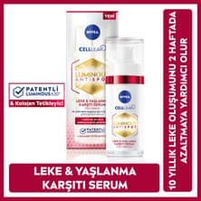 NIVEA Luminous630 Hyaluronik Asit içeren ve Kolajen Tetikleyici Leke ve Yaşlanma Karşıtı Cilt Serumu 30ml