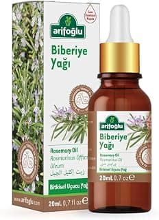 Arifoğlu Biberiye Yağı 20ml%100 Saf Yağ – Saç Bakımı ve Saç Güçlendirici Etki İçin | Arifoğlu Rosemary Oil 20ml 100% Pure – Hair Care and Strengthening Effect
