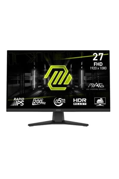MAG 272F 27″ 200Hz 0.5ms Full HD Adaptive Sync Rapid IPS Gaming Monitör