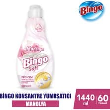 Bingo Soft Konsantre Çamaşır Yumuşatıcısı Manolya Bahçesi 1440 ml