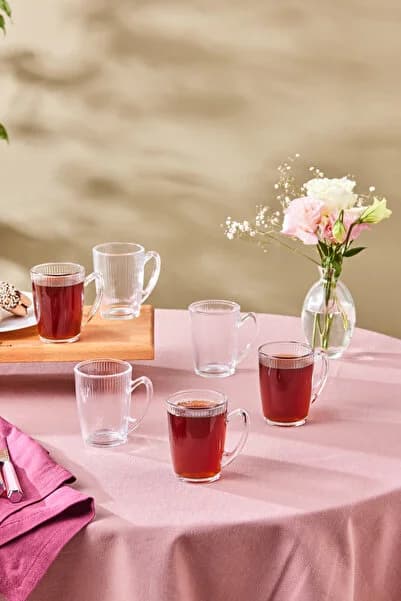 Karaca Edna 6'lı Çay Bardağı Seti 160 Ml