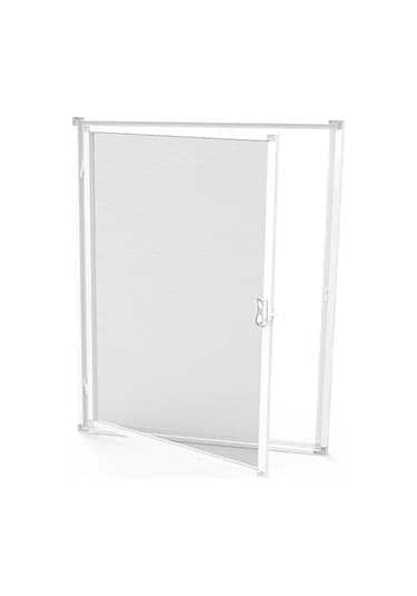 Kamataş Menteşeli Pencere Sinekliği Beyaz En: 0-70 Cm. Boy: 0-130 Cm