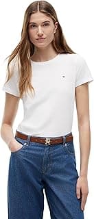 Tommy Hilfiger Heritage bisiklet yaka tişörtTişörtKadın