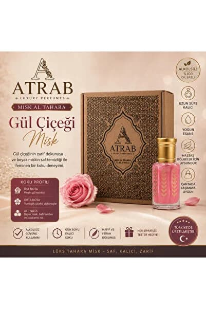atrab MISK TAHARA Gül çiçeği misk 12 ml
