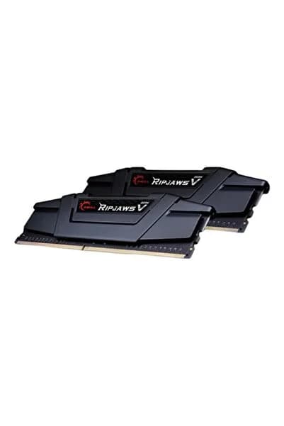 Genel Markalar Gskıll Ripjawsv Siyah 16gb (2x8gb) 3200mhz Ddr4 Soğutuculu Cl16 Pc Ram F4-3200c16d-16gvkb