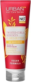 URBAN Care Twisted Curls Hibiscus & Shea Butter Kıvırcık ve Dalgalı Saçlara Özel Saç Bakım Kremi Sülfatsız 250 ml- Vegan