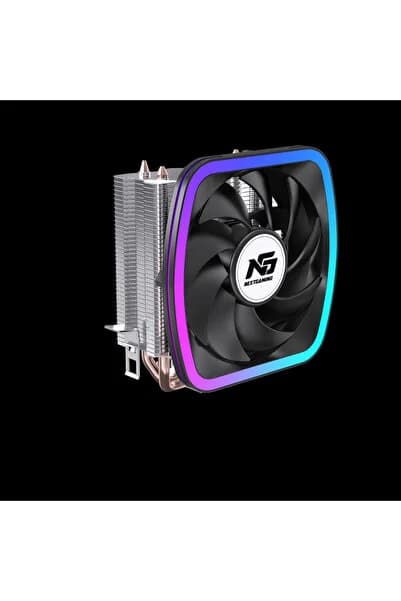 Next Gaming NG Frost 200 120W TDP 12cm F-RGB Fanlı Sessiz Kule Tipi CPU 2 Borulu Soğutucu Siyah