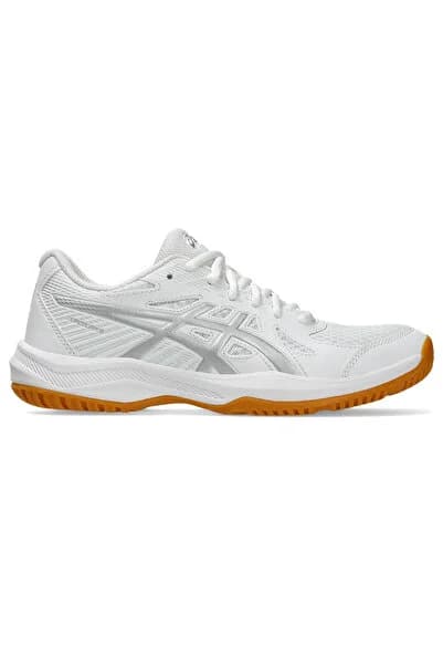 Asics UPCOURT 6 Kadın Cream/Black Voleybol Ayakkabısı 1072A107-100