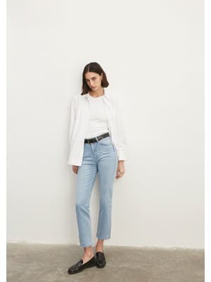 Mavi New York Classic Denim Buz Mavi Jean Pantolon 101441-86391