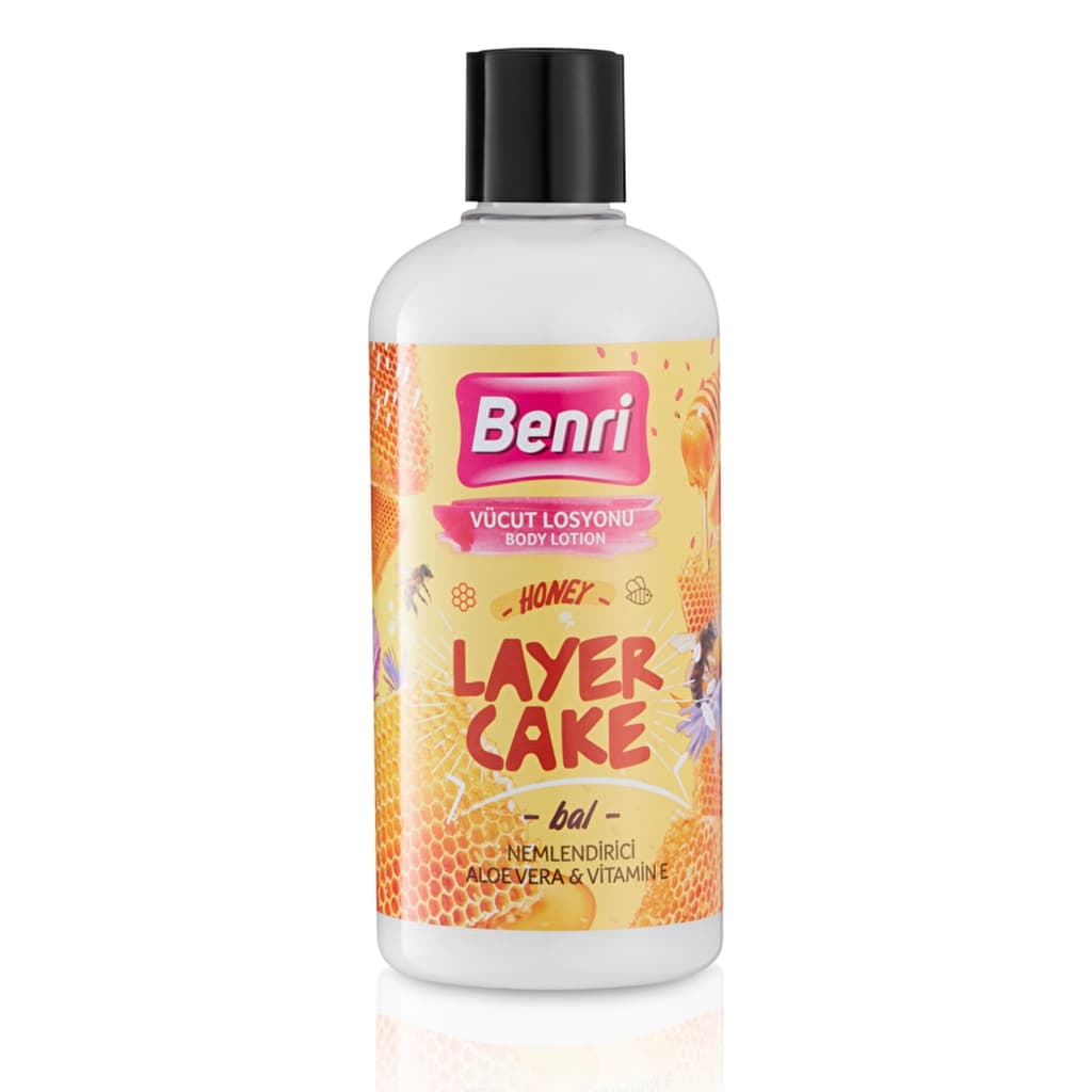 Benri Ballı Layer Cake Vücut Losyonu 500 ml