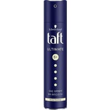 Taft Ultimate Kalıcı Tutuş Saç Spreyi 250 ml – Güçlü ve Uzun Süre Etkili Tekli Saç Şekillendirme Spreyi