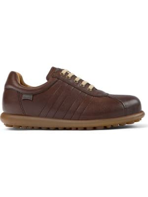 Camper Pelotas Ariel Erkek Kahverengi Sneaker Düz Tabanlı Yumuşak Deri Konfor 16002-318