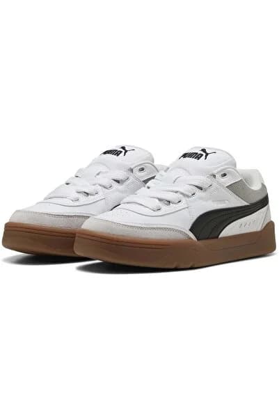 Park Lifestyle SK8 400497 Unisex Spor Ayakkabı BEYAZ-SİYAH
