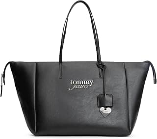 Tommy Hilfiger TJW BOLD TOTE Çanta Kadın BLACK Tek Beden