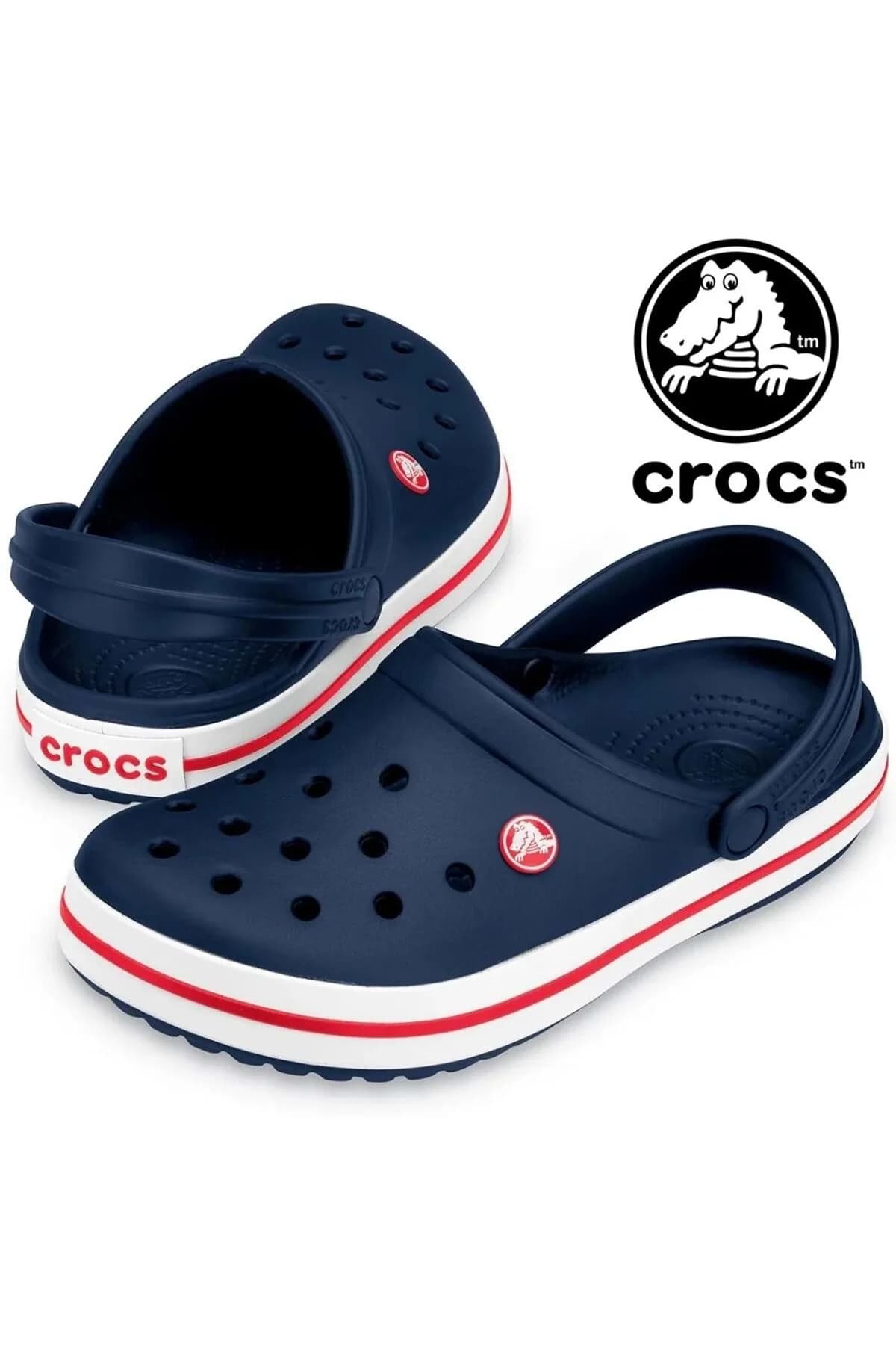 Crocs Crocband 11016 Sabo Doktor ve Hemşire Terliği Ortapedik Unisex Terlik LACİVERT