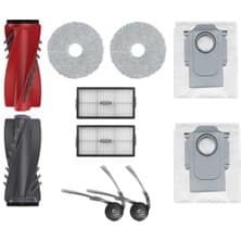 robotyedek Roborock QRevo CurvX / QRevo Curv 2 Pro Uyumlu Ana Fırça, Hepa Filtre Mop Yan Fırça Toz Torbası Seti 10 Parça