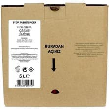 Eyüp Sabri Tuncer Çeşme Limonu Kolonyası 5lt Bag IN Box Endüstriyel
