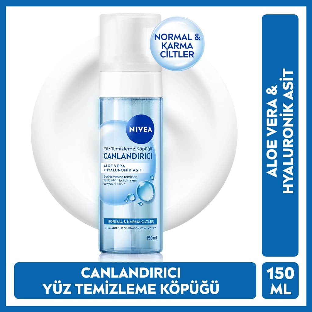 Nivea Canlandırıcı Yüz Temizleme ve Yıkama Köpüğü 150 ml (Normal & Karma Cilt)